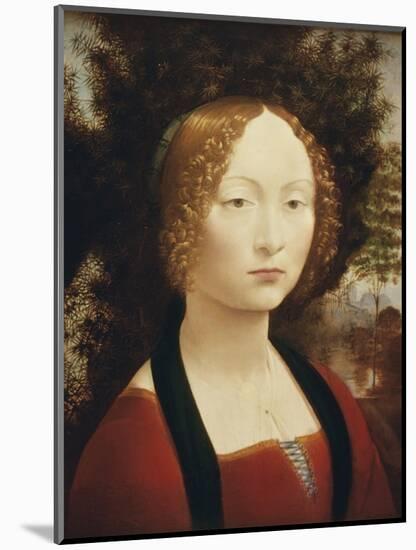 Ginevra De'Benci-Leonardo da Vinci-Mounted Giclee Print