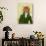 Ginger Cat in Green Coat-Fab Funky-Art Print displayed on a wall