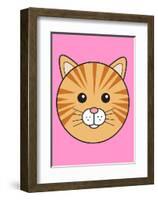 Ginger Cat-null-Framed Giclee Print