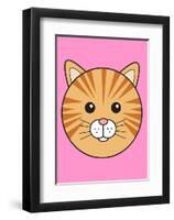 Ginger Cat-null-Framed Giclee Print