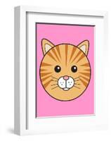 Ginger Cat-null-Framed Giclee Print