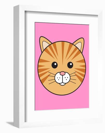 Ginger Cat-null-Framed Giclee Print