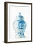 Ginger Jar II on White Crop-Danhui Nai-Framed Art Print