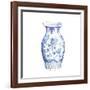 Ginger Jar II on White-Wild Apple Portfolio-Framed Art Print