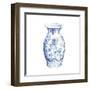 Ginger Jar II on White-Wild Apple Portfolio-Framed Art Print