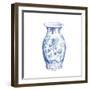 Ginger Jar II on White-Wild Apple Portfolio-Framed Art Print