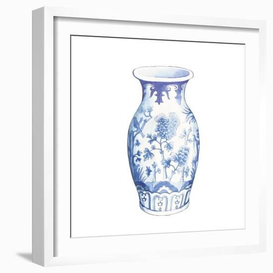 Ginger Jar II on White-Wild Apple Portfolio-Framed Art Print