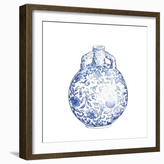 Ginger Jar IV on White-Wild Apple Portfolio-Framed Art Print