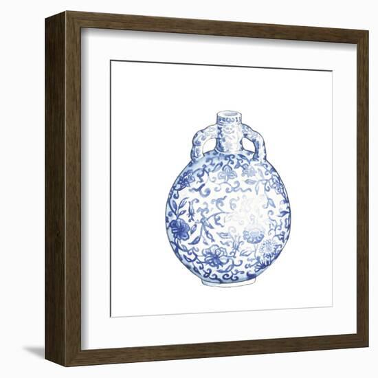 Ginger Jar IV on White-Wild Apple Portfolio-Framed Art Print