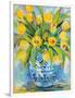 Ginger Jar Tulips-Jeanette Vertentes-Framed Art Print