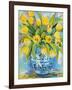 Ginger Jar Tulips-Jeanette Vertentes-Framed Art Print