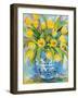 Ginger Jar Tulips-Jeanette Vertentes-Framed Art Print