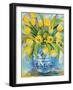 Ginger Jar Tulips-Jeanette Vertentes-Framed Art Print