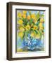 Ginger Jar Tulips-Jeanette Vertentes-Framed Art Print