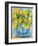 Ginger Jar Tulips-Jeanette Vertentes-Framed Art Print