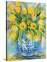 Ginger Jar Tulips-Jeanette Vertentes-Stretched Canvas