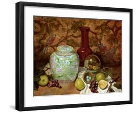 Ginger Jar with Bird Nest-Francie Botke-Framed Art Print