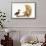 Ginger Kitten and Mallard Duckling-Mark Taylor-Framed Stretched Canvas displayed on a wall
