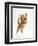 Ginger Kitten Leaping in to the Air-Mark Taylor-Framed Premium Photographic Print