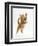 Ginger Kitten Leaping in to the Air-Mark Taylor-Framed Photographic Print