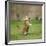 Ginger Kitten on Grass Swiping at a Soap Bubble-Mark Taylor-Framed Photographic Print