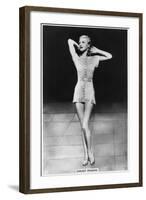 Ginger Rogers, American Actress, Dancer and Singer, C1938-null-Framed Giclee Print