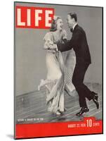 Ginger Rogers and Fred Astaire Dancing the Yam, August 22, 1938-Rex Hardy Jr.-Mounted Photographic Print