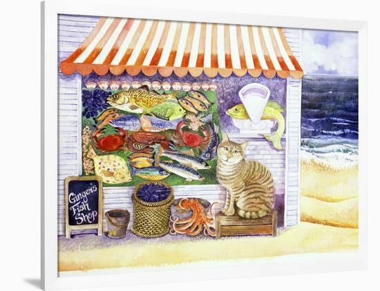 Ginger's Fish Shop, 2000-Lisa Graa Jensen-Framed Giclee Print