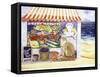 Ginger's Fish Shop, 2000-Lisa Graa Jensen-Framed Stretched Canvas