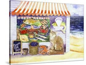 Ginger's Fish Shop, 2000-Lisa Graa Jensen-Stretched Canvas