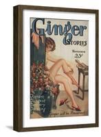 Ginger Stories, Erotica Pulp Fiction Magazine, USA, 1927-null-Framed Giclee Print