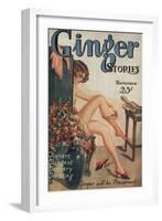 Ginger Stories, Erotica Pulp Fiction Magazine, USA, 1927-null-Framed Giclee Print