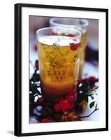 Ginger Tea with Thyme and Red Berries-Dorota & Bogdan Bialy-Framed Photographic Print