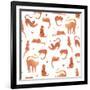 Ginger Tomcats-Elizabeth Rider-Framed Giclee Print