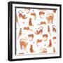 Ginger Tomcats-Elizabeth Rider-Framed Giclee Print