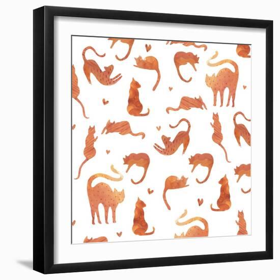 Ginger Tomcats-Elizabeth Rider-Framed Premium Giclee Print