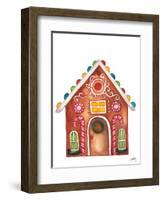 Gingerbread and Candy House I-Elizabeth Medley-Framed Art Print