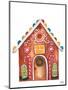 Gingerbread and Candy House I-Elizabeth Medley-Mounted Art Print