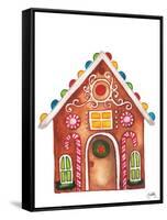 Gingerbread and Candy House I-Elizabeth Medley-Framed Stretched Canvas