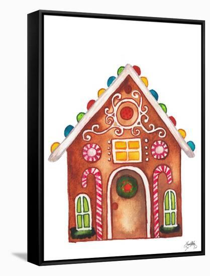 Gingerbread and Candy House I-Elizabeth Medley-Framed Stretched Canvas