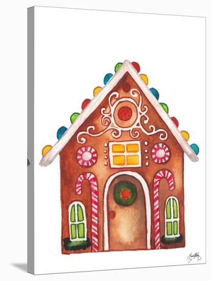 Gingerbread and Candy House I-Elizabeth Medley-Stretched Canvas