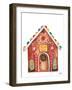 Gingerbread and Candy House I-Elizabeth Medley-Framed Art Print