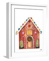 Gingerbread and Candy House I-Elizabeth Medley-Framed Art Print