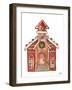 Gingerbread and Candy House II-Elizabeth Medley-Framed Art Print