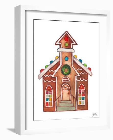 Gingerbread and Candy House II-Elizabeth Medley-Framed Art Print