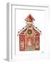 Gingerbread and Candy House II-Elizabeth Medley-Framed Art Print