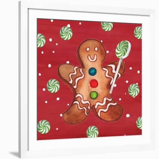 Gingerbread And Hot Cocoa I-Elizabeth Medley-Framed Art Print