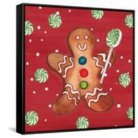 Gingerbread And Hot Cocoa I-Elizabeth Medley-Framed Stretched Canvas