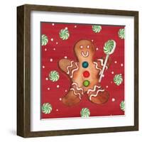 Gingerbread And Hot Cocoa I-Elizabeth Medley-Framed Art Print