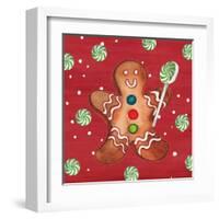 Gingerbread And Hot Cocoa I-Elizabeth Medley-Framed Art Print